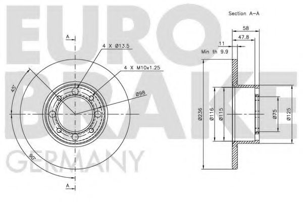 EUROBRAKE 5815201807