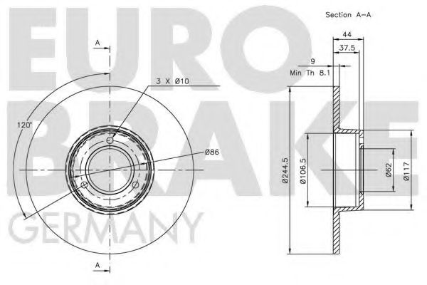 EUROBRAKE 5815201912