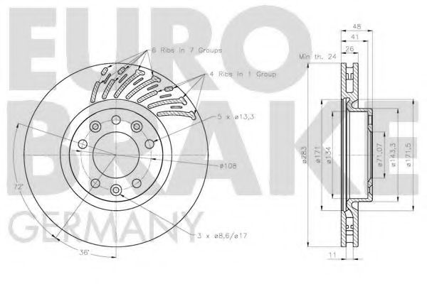 EUROBRAKE 5815201956