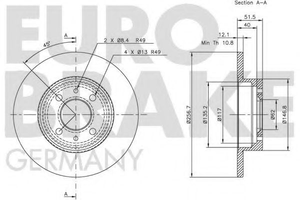 EUROBRAKE 5815202308