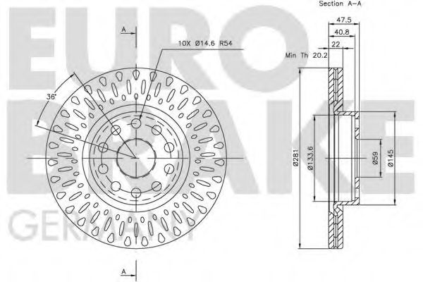 EUROBRAKE 5815202333