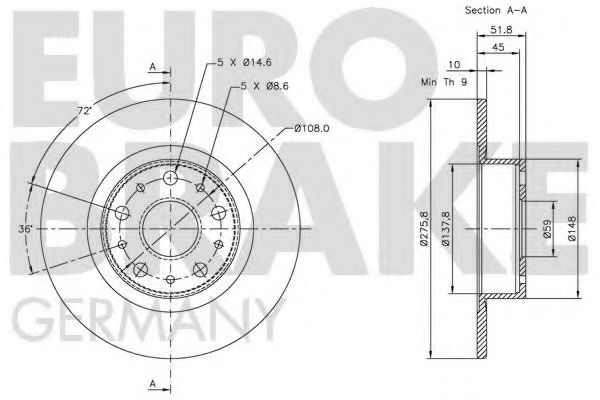 EUROBRAKE 5815202334