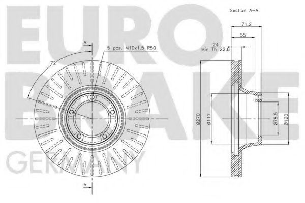 EUROBRAKE 5815202518