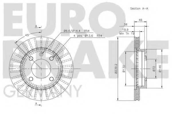 EUROBRAKE 5815202525