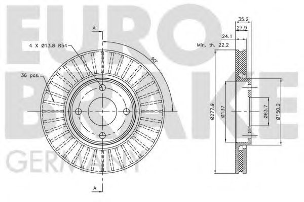 EUROBRAKE 5815202553