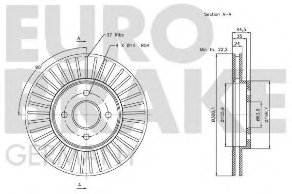 EUROBRAKE 5815202567