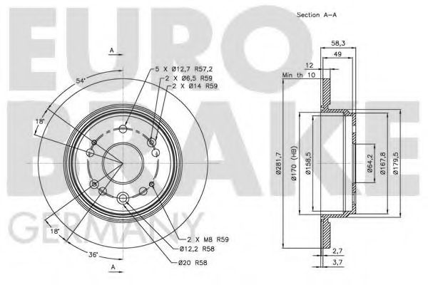 EUROBRAKE 5815202627