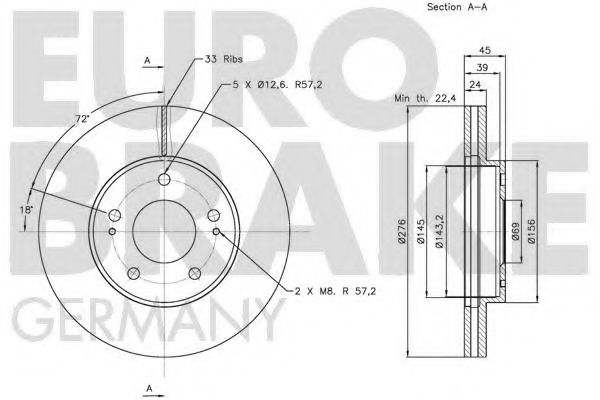 EUROBRAKE 5815203034