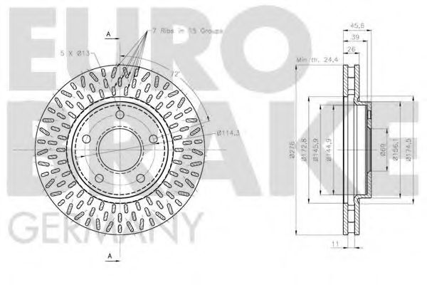 EUROBRAKE 5815203057