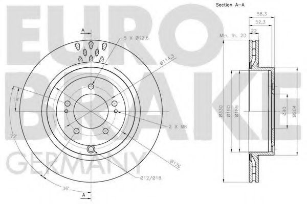 EUROBRAKE 5815203081