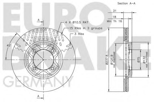 EUROBRAKE 5815203216