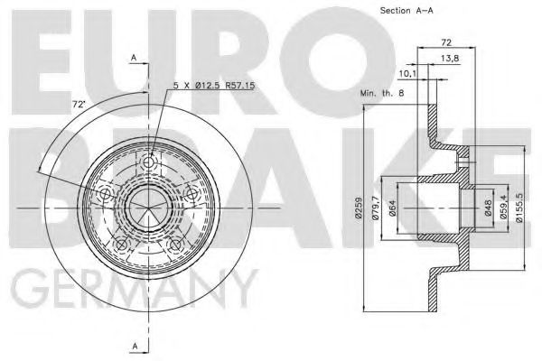 EUROBRAKE 5815203233