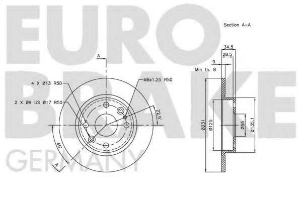 EUROBRAKE 5815203239