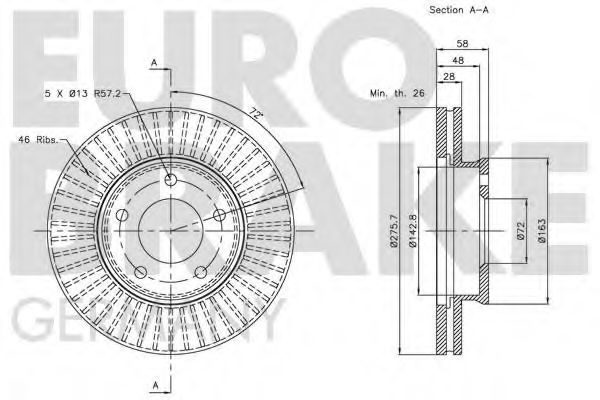 EUROBRAKE 5815203243