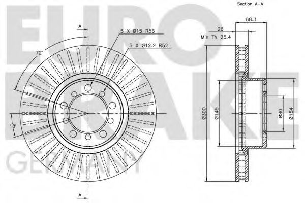 EUROBRAKE 5815203324