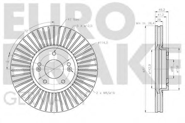 EUROBRAKE 5815203450