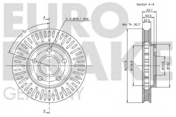 EUROBRAKE 5815203634