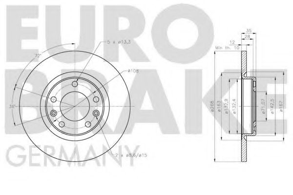 EUROBRAKE 5815203749