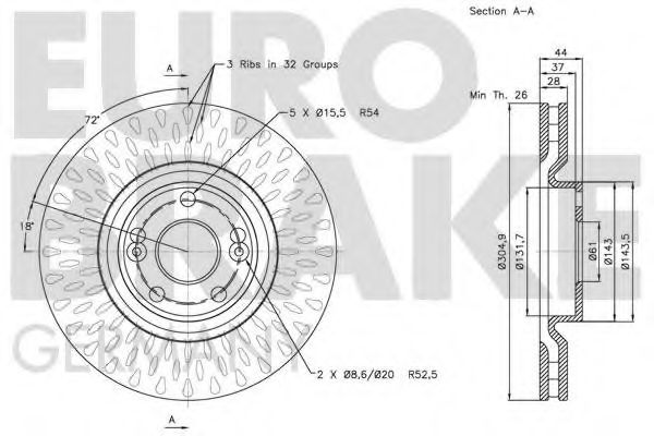 EUROBRAKE 5815203942