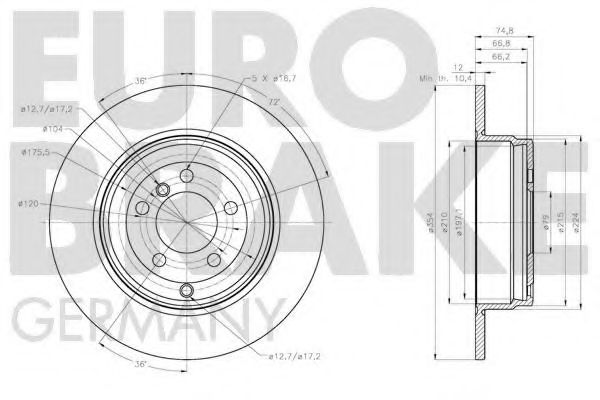 EUROBRAKE 5815204047