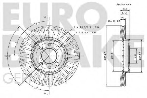 EUROBRAKE 5815204108