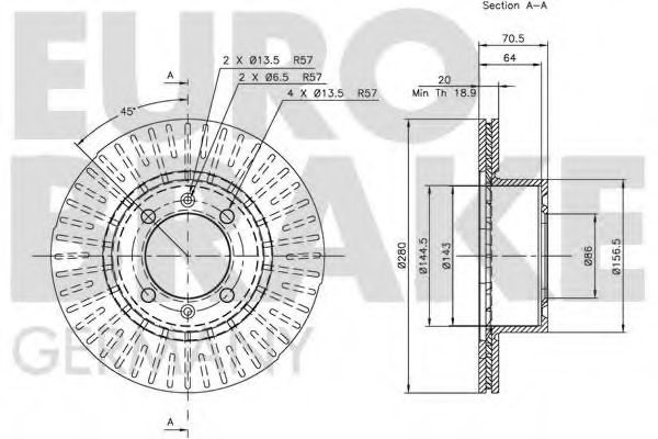 EUROBRAKE 5815204109