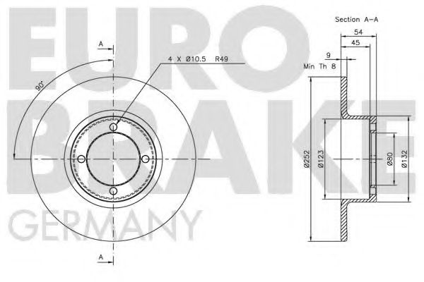 EUROBRAKE 5815204302