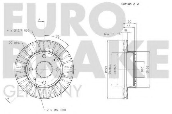 EUROBRAKE 5815204413