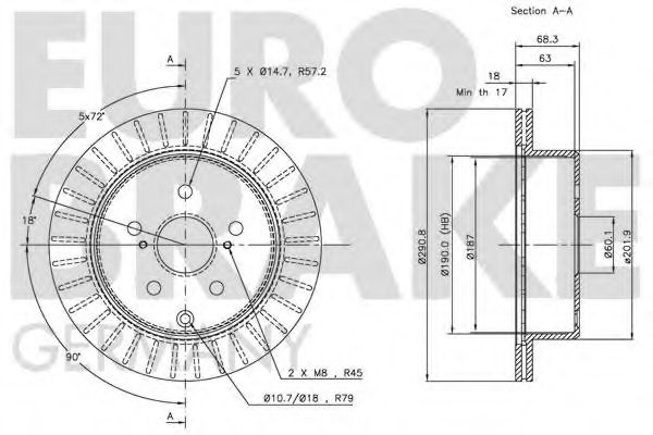 EUROBRAKE 5815204546