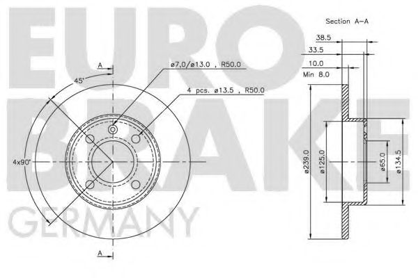 EUROBRAKE 5815204704