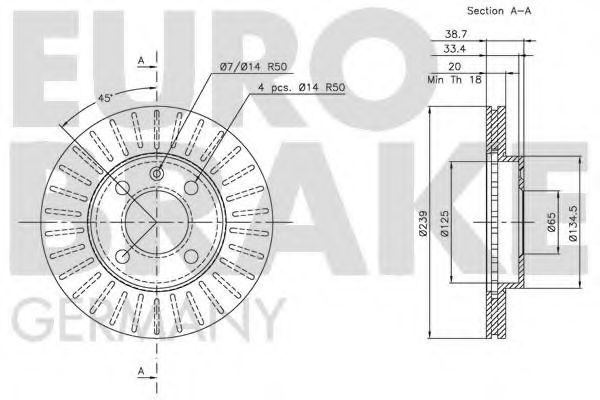 EUROBRAKE 5815204724