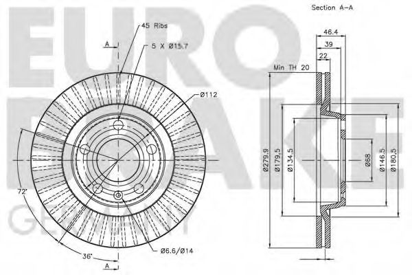 EUROBRAKE 5815204762