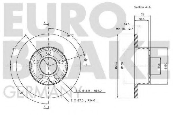 EUROBRAKE 5815204806