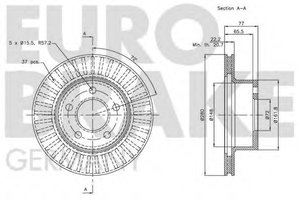 EUROBRAKE 5815209308