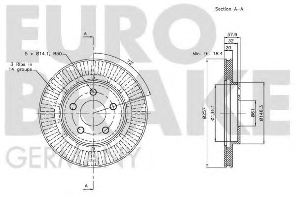 EUROBRAKE 5815209309