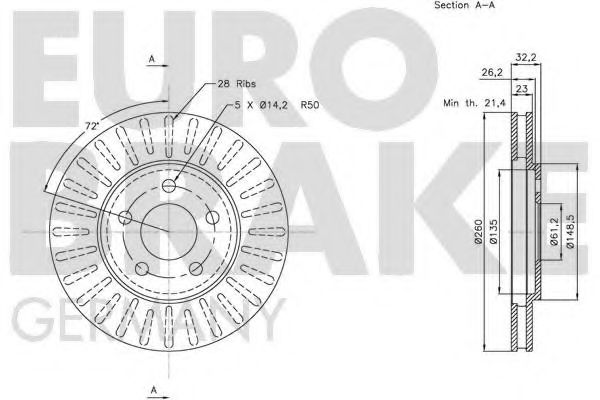 EUROBRAKE 5815209314