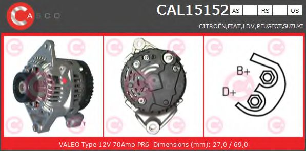 CASCO CAL15152AS