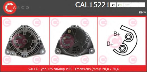 CASCO CAL15221AS