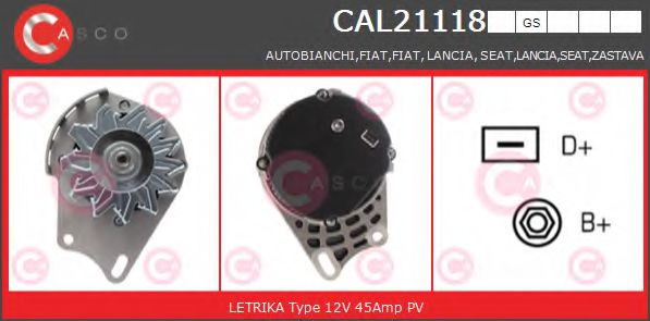 CASCO CAL21118GS