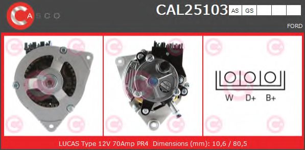 CASCO CAL25103AS