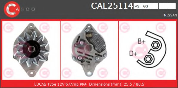 CASCO CAL25114AS