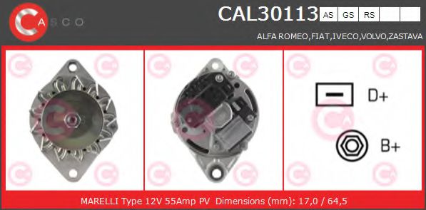 CASCO CAL30113AS