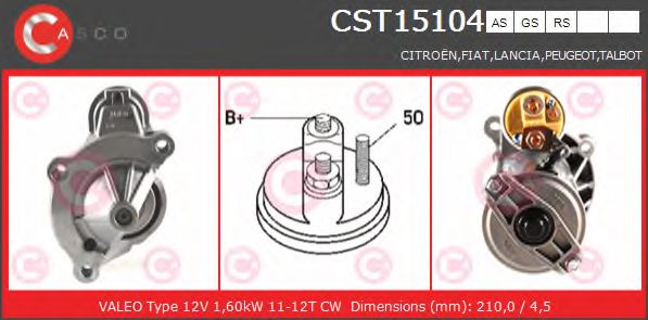 CASCO CST15104AS