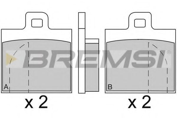 BREMSI BP2089