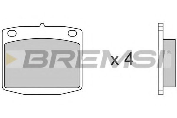 BREMSI BP2173