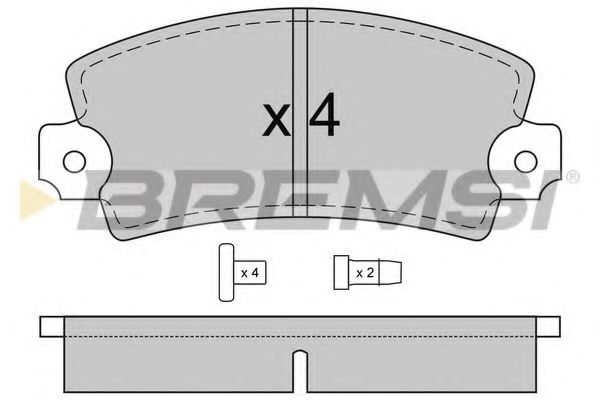 BREMSI BP2220