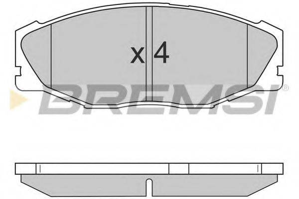 BREMSI BP2697