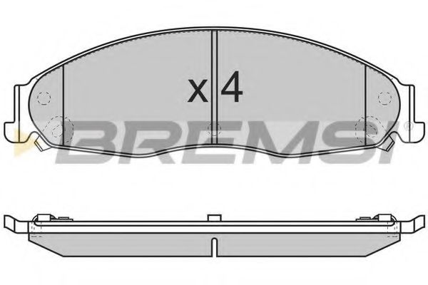 BREMSI BP3344