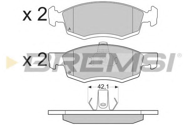 BREMSI BP3391