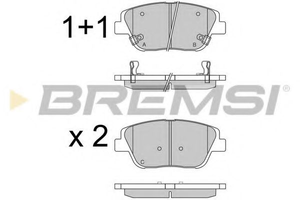 BREMSI BP3548